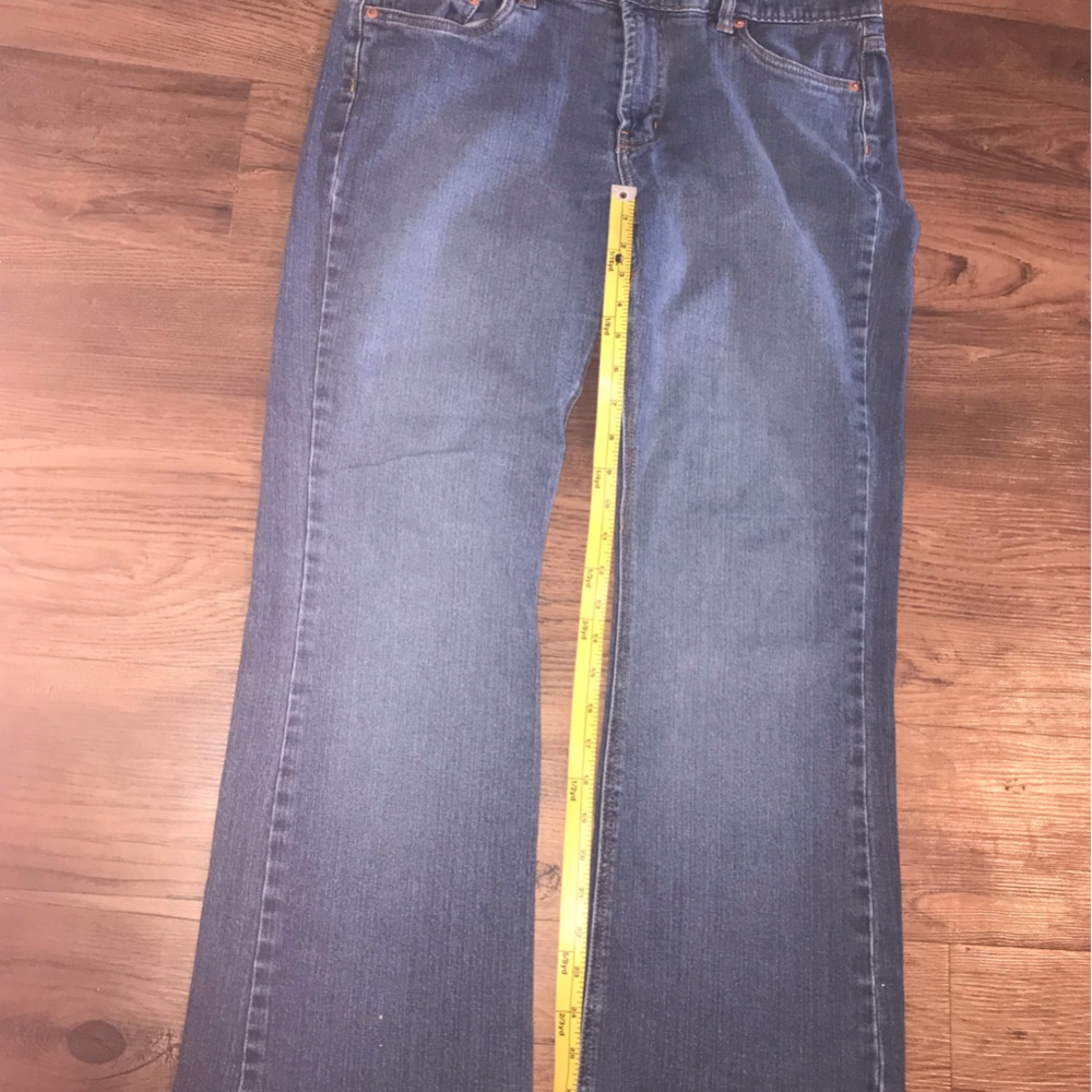 OLD NAVY JEANS SIZE 10 Classic Straight Leg Blue Jeans Boot cut flare - Picture 5 of 12